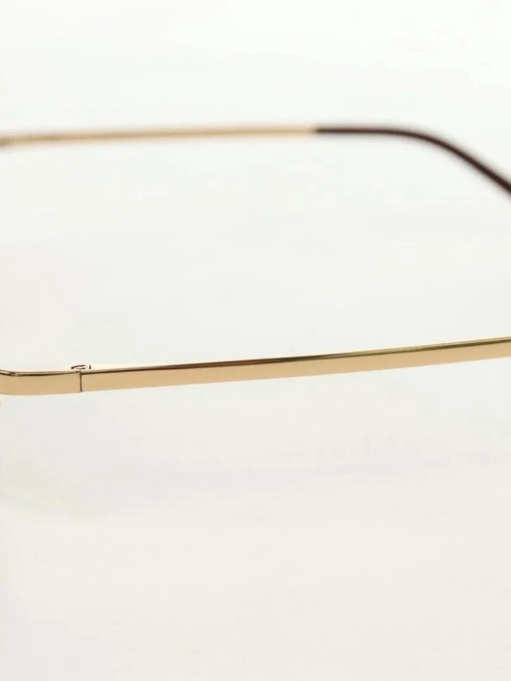 CHANEL Sunglasses Metal Gold CC Auth yk20538M